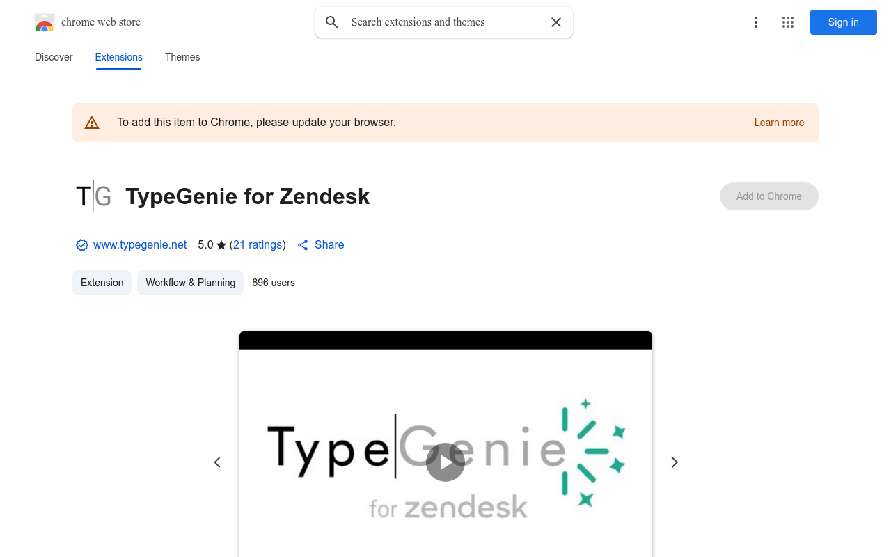 TypeGenie for Zendesk