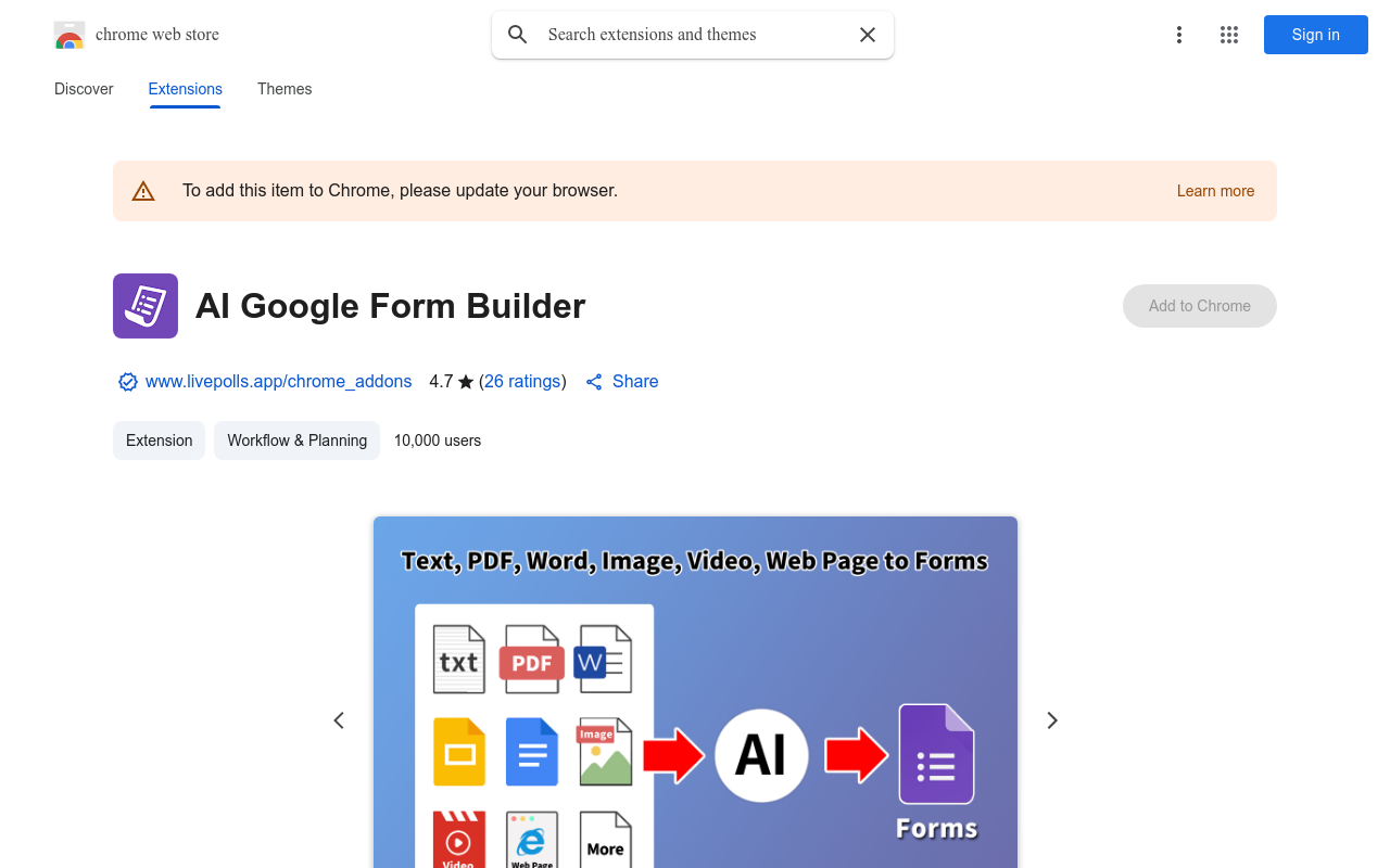 GPT Google Form Builder
