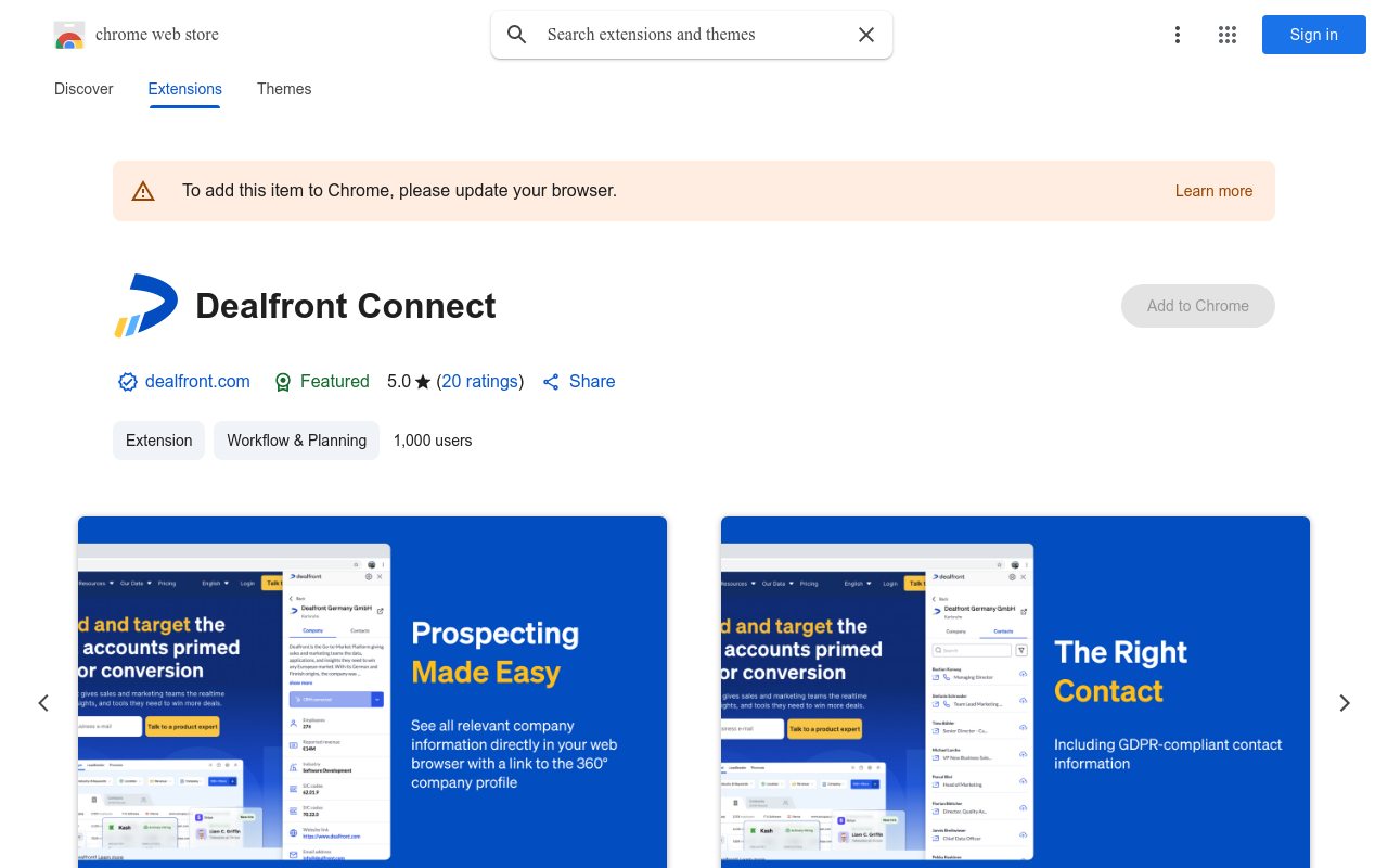 Dealfront Connect