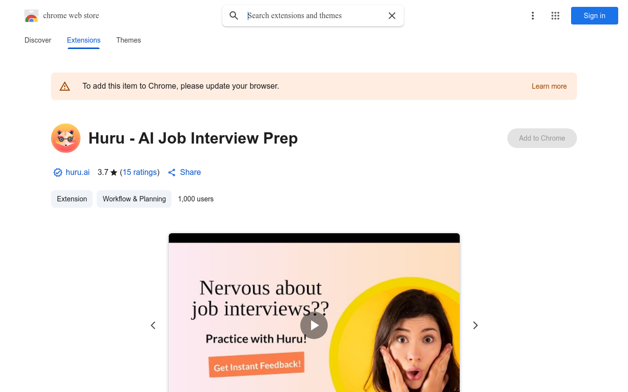 Huru - Job Interview Prep