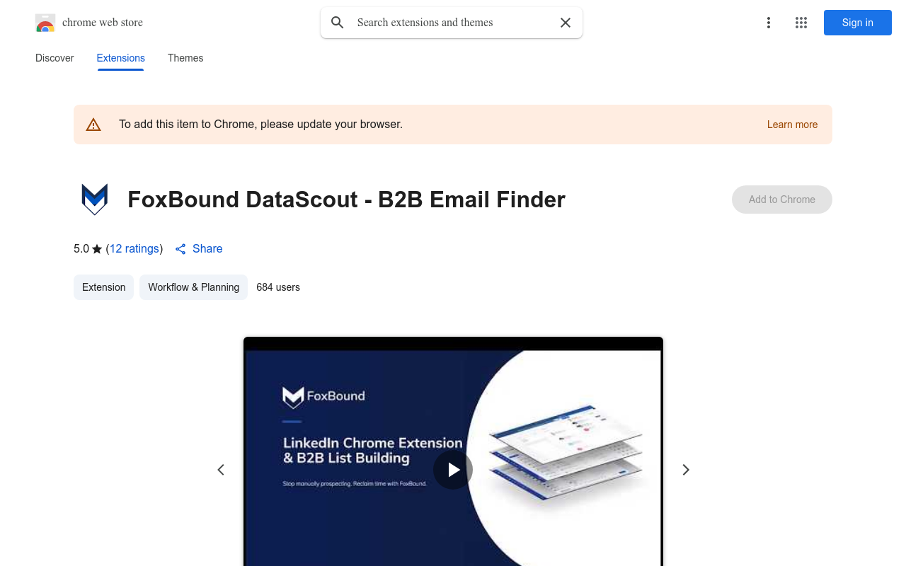 FoxBound DataScout - B2B Email Finder