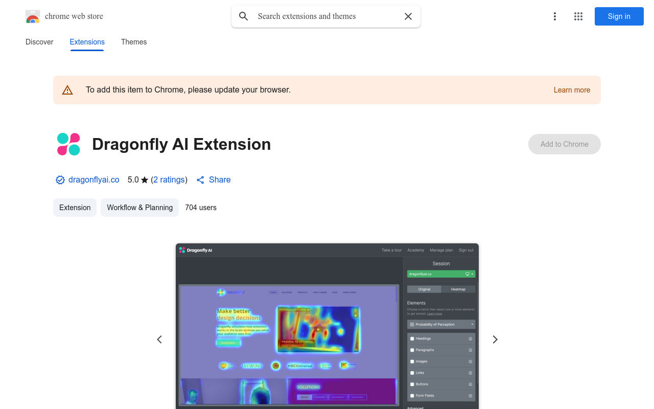 Dragonfly AI Extension