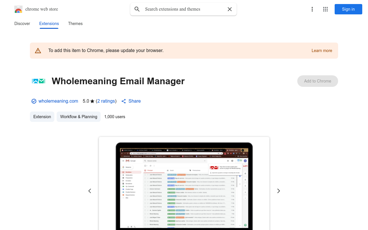Wholemeaning Email Manager