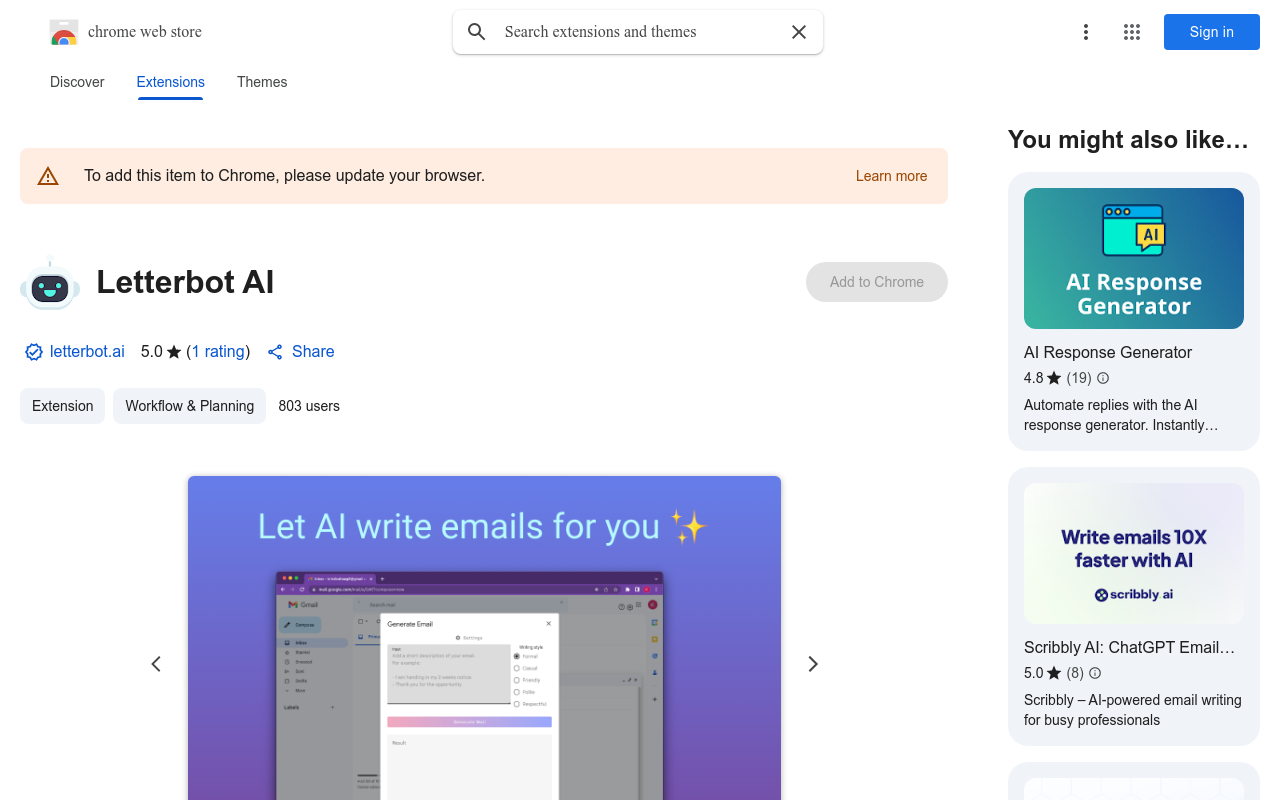 Letterbot AI