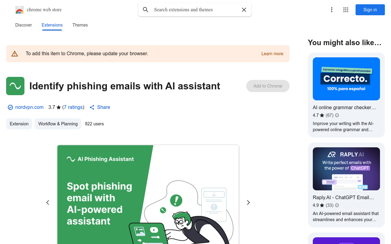 Identify phishing emails with AI assistant