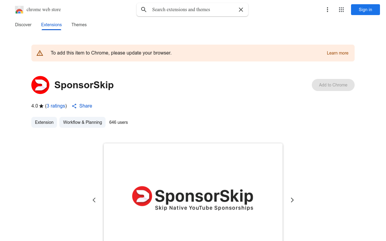 SponsorSkip