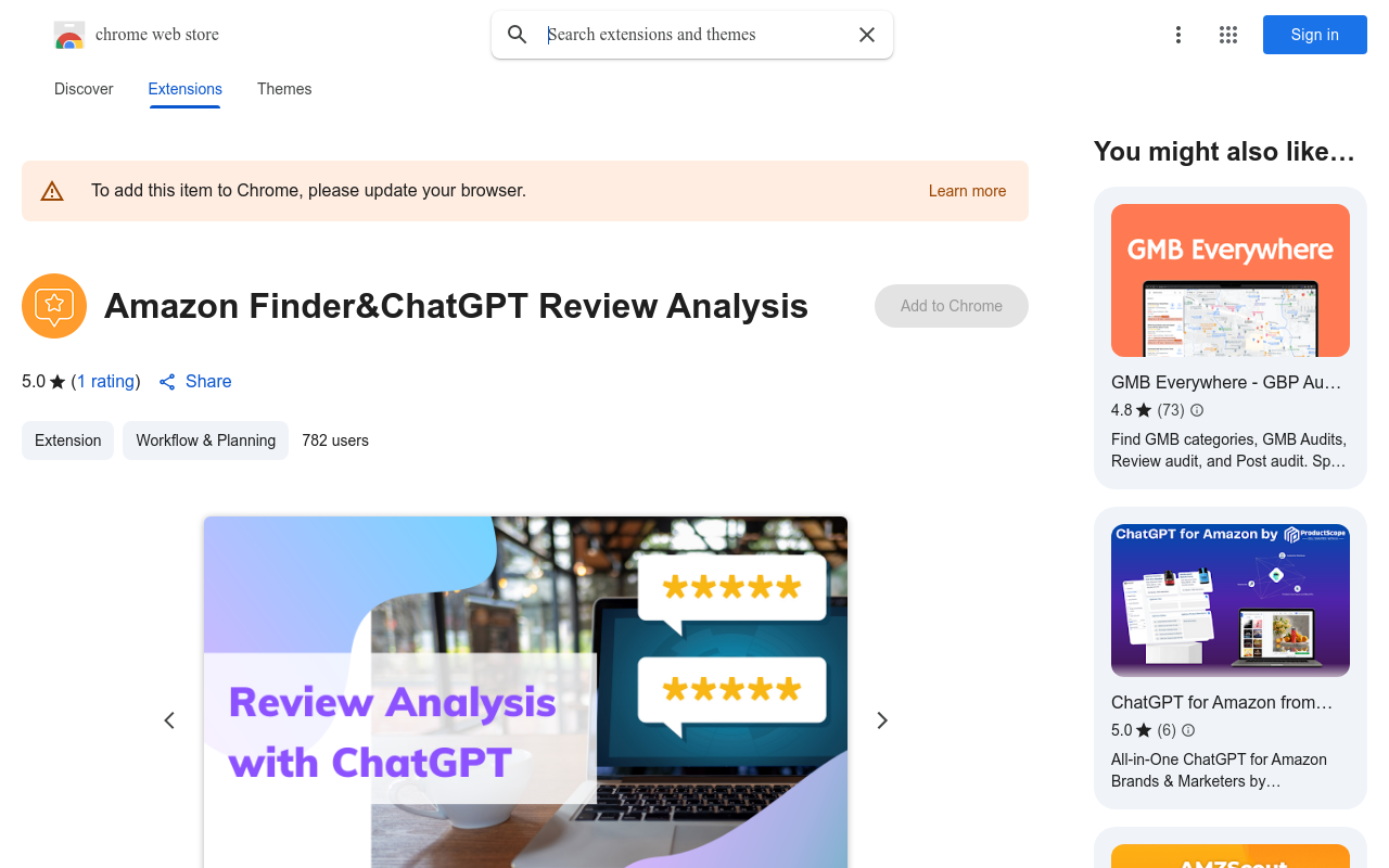 Amazon Finder&ChatGPT Review Analysis