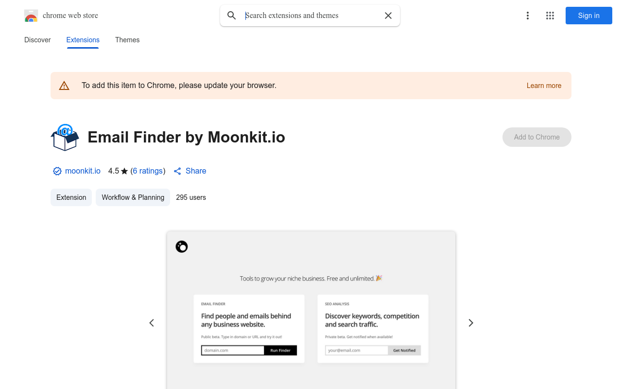 Email Finder by Moonkit.io