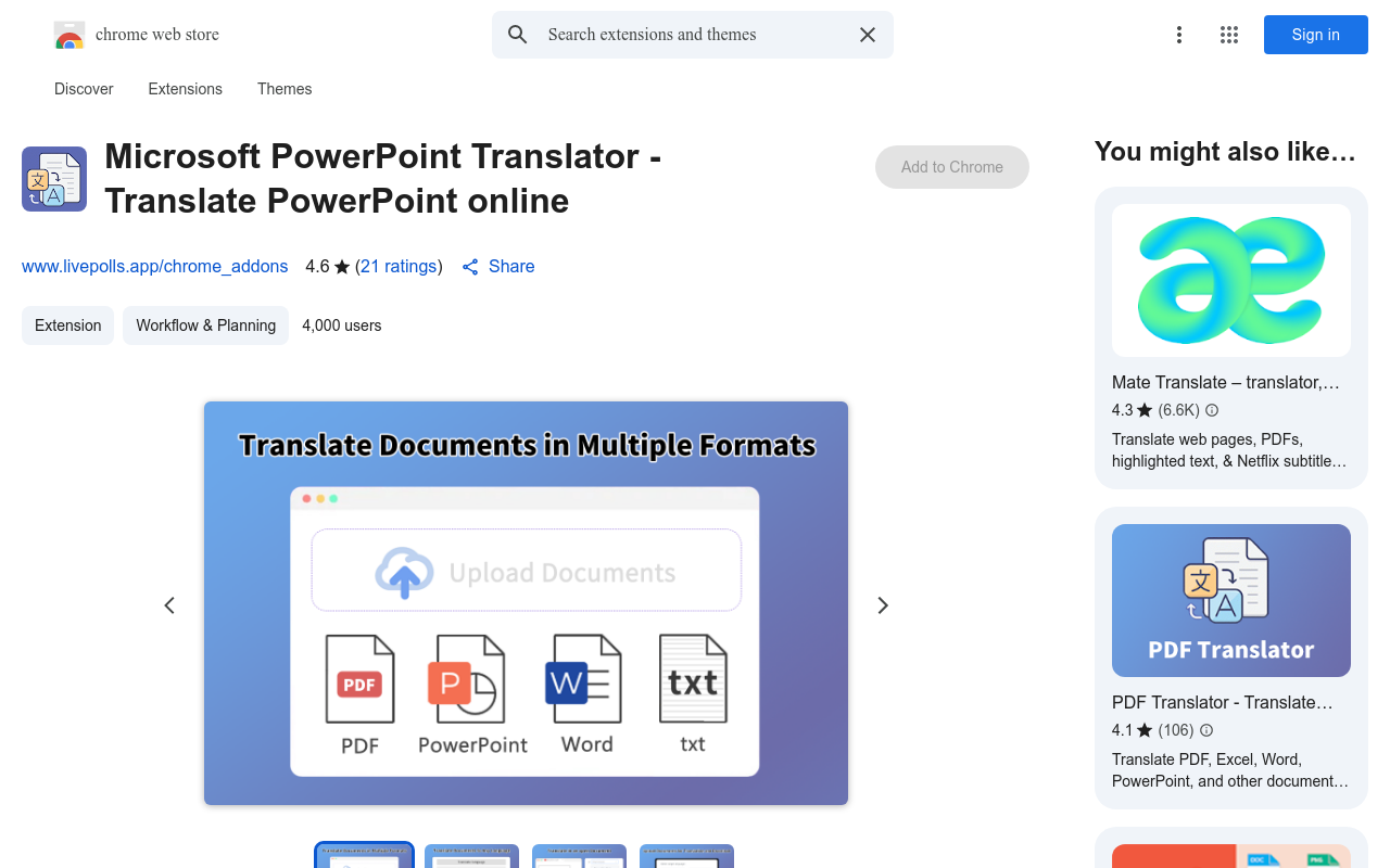 PowerPoint Translator - Translate PowerPoint online