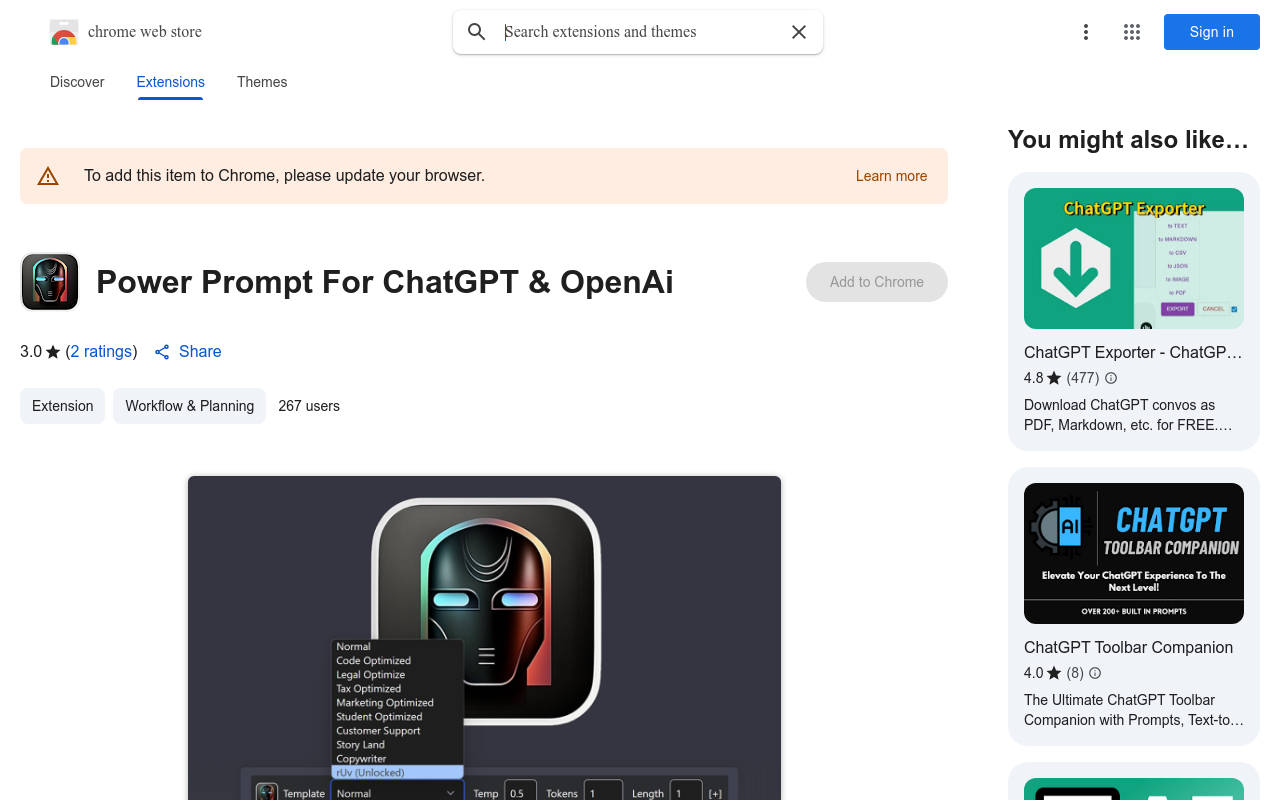 Power Prompt For ChatGPT & OpenAi