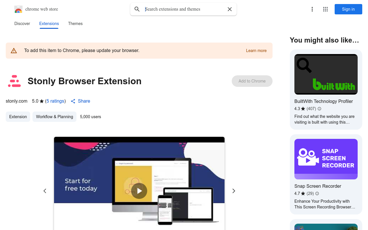Stonly Browser Extension