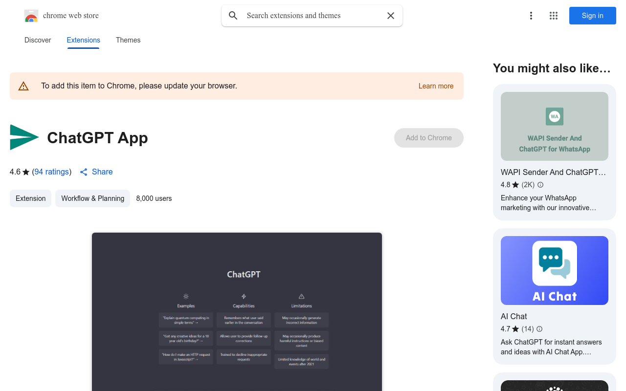 ChatGPT App