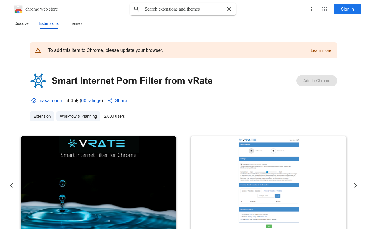 Smart Internet Porn Filter from vRate