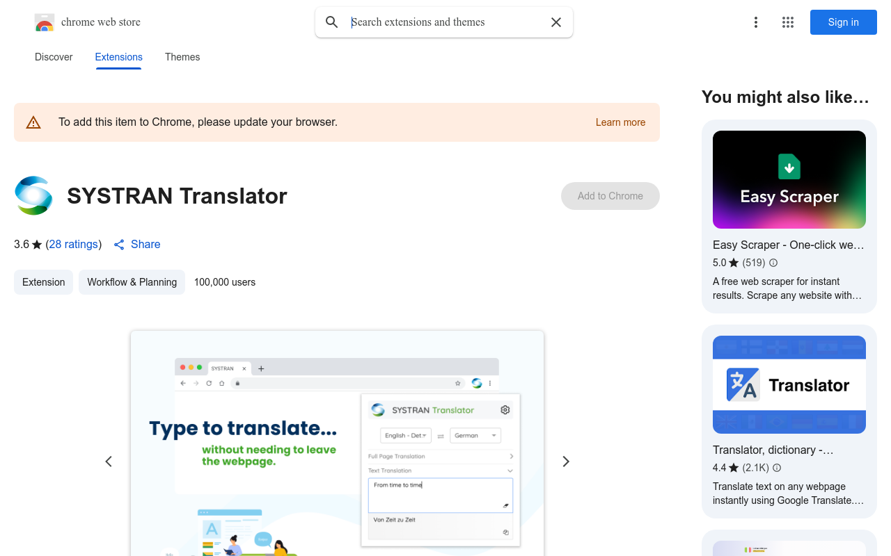 SYSTRAN Translator
