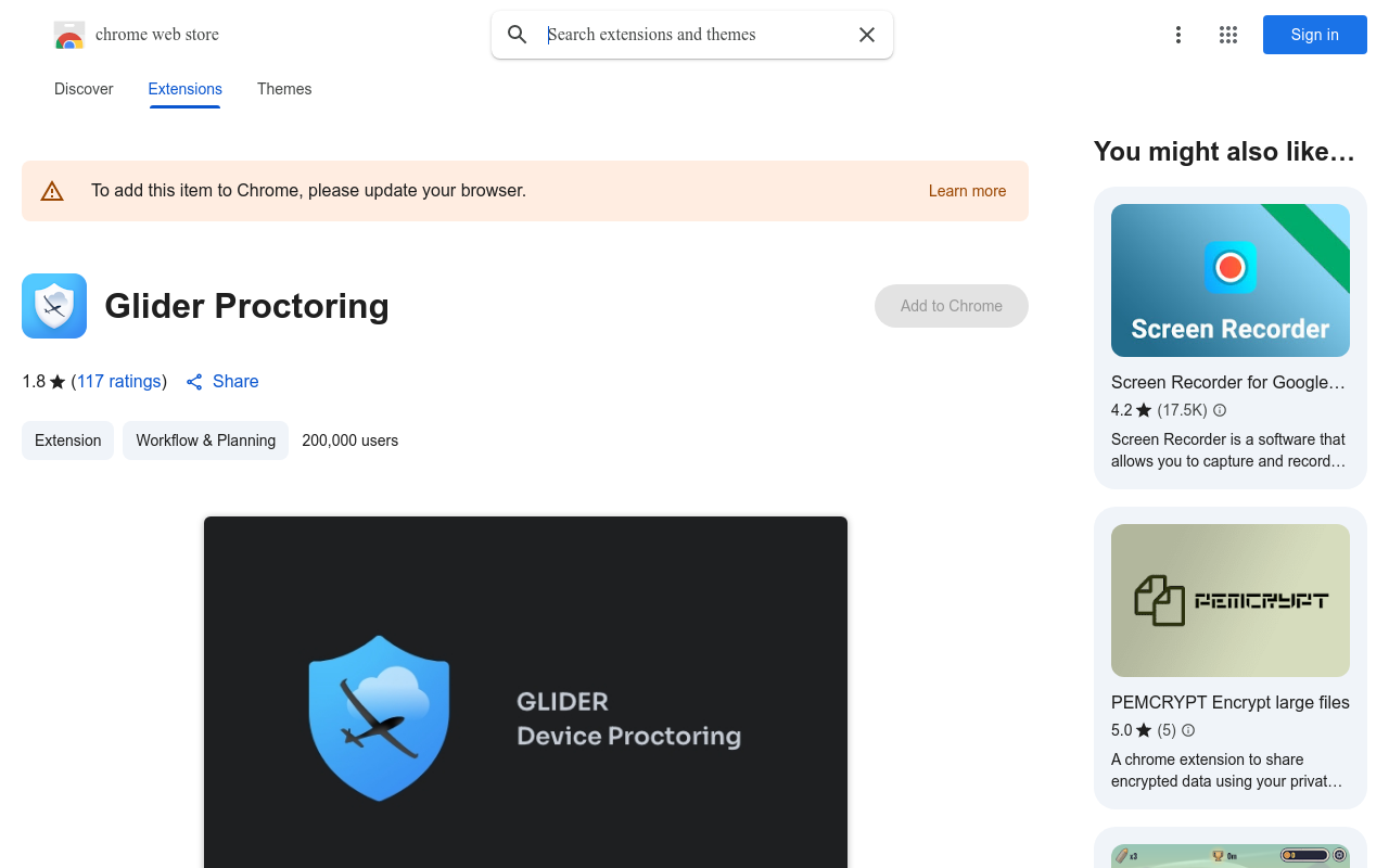 Glider Proctoring