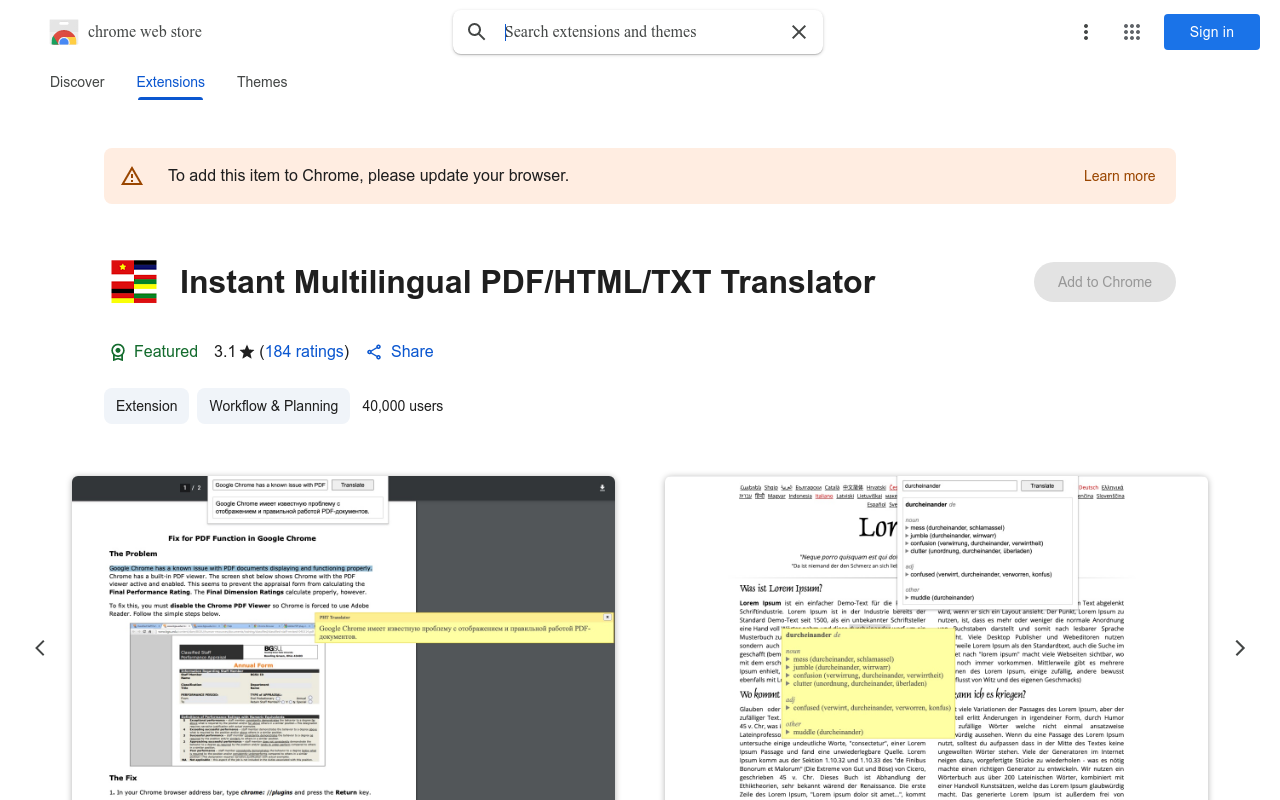 Instant Multilingual PDF/HTML/TXT Translator