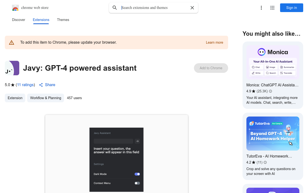 Javy: GPT-4 powered assistant