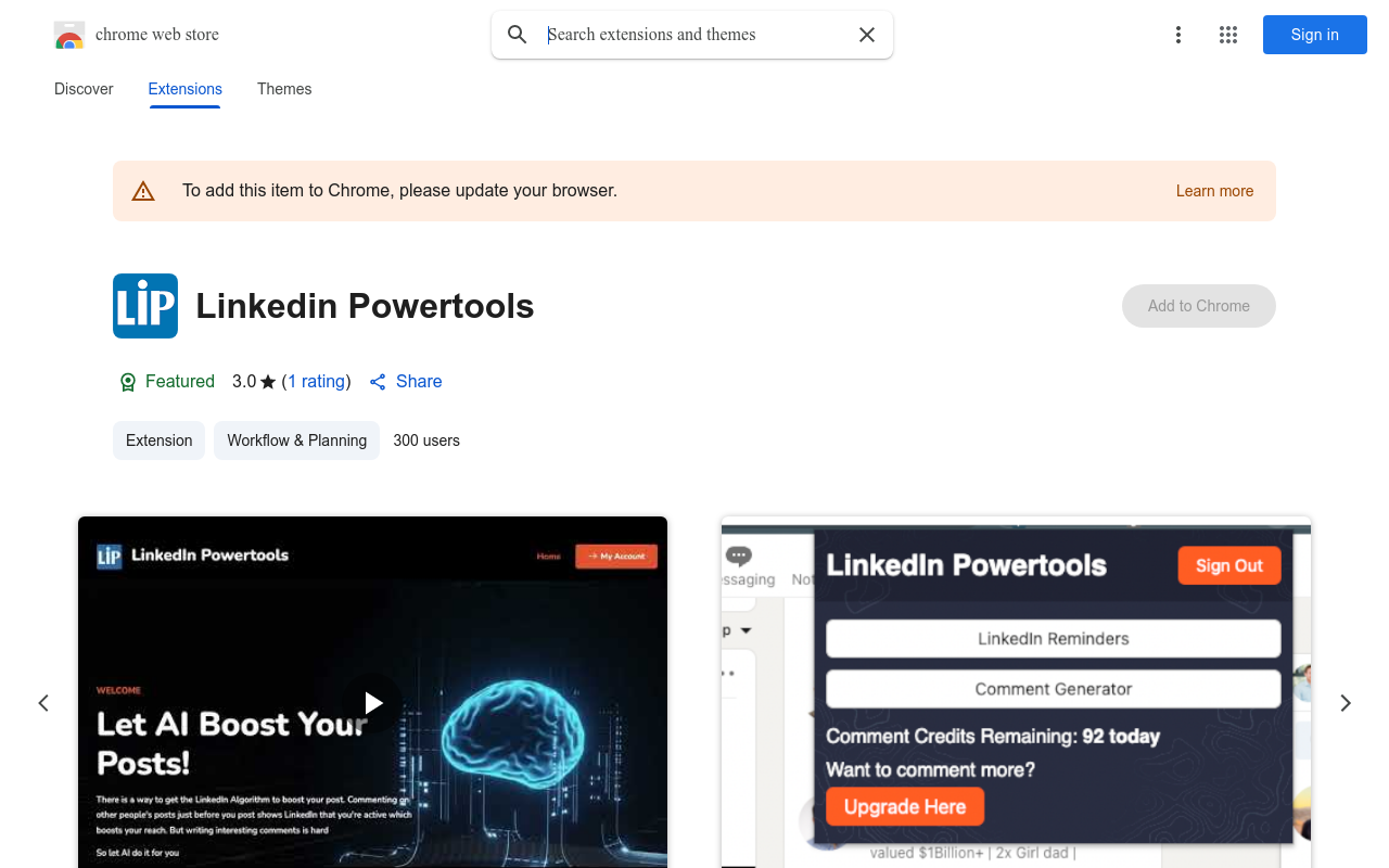 Linkedin Powertools