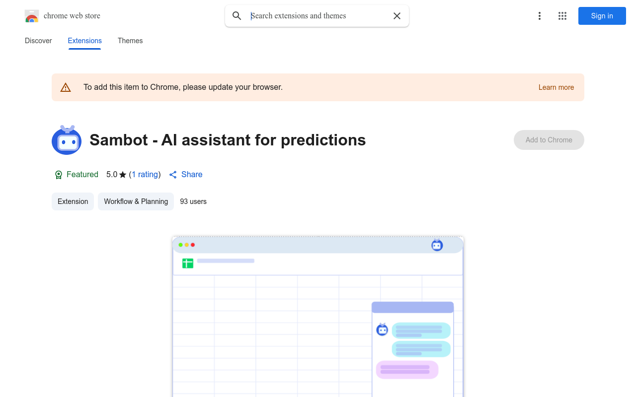 Sambot - AI assistant for predictions