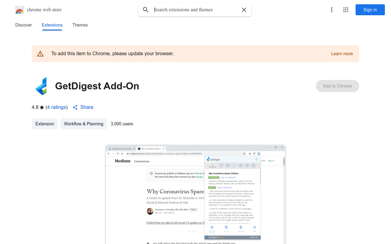 GetDigest Add-On