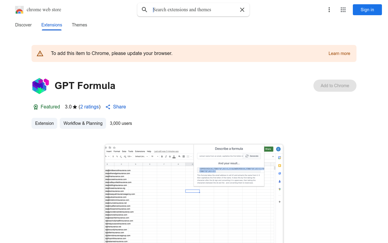 GPT Formula