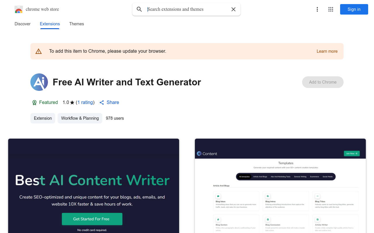 Free AI Writer and Text Generator