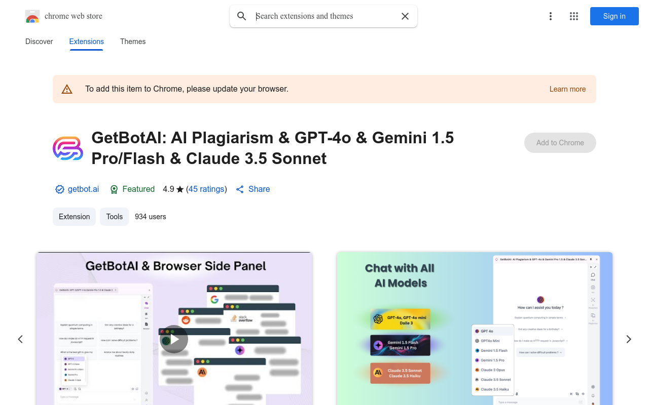 GetBotAI: GPT-3/GPT-4 & GeminiPro & Calude 3