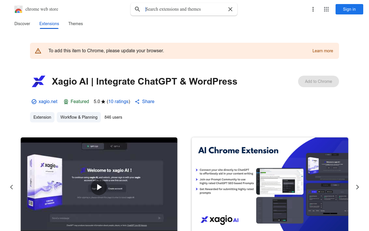 Xagio AI | Integrate ChatGPT & WordPress