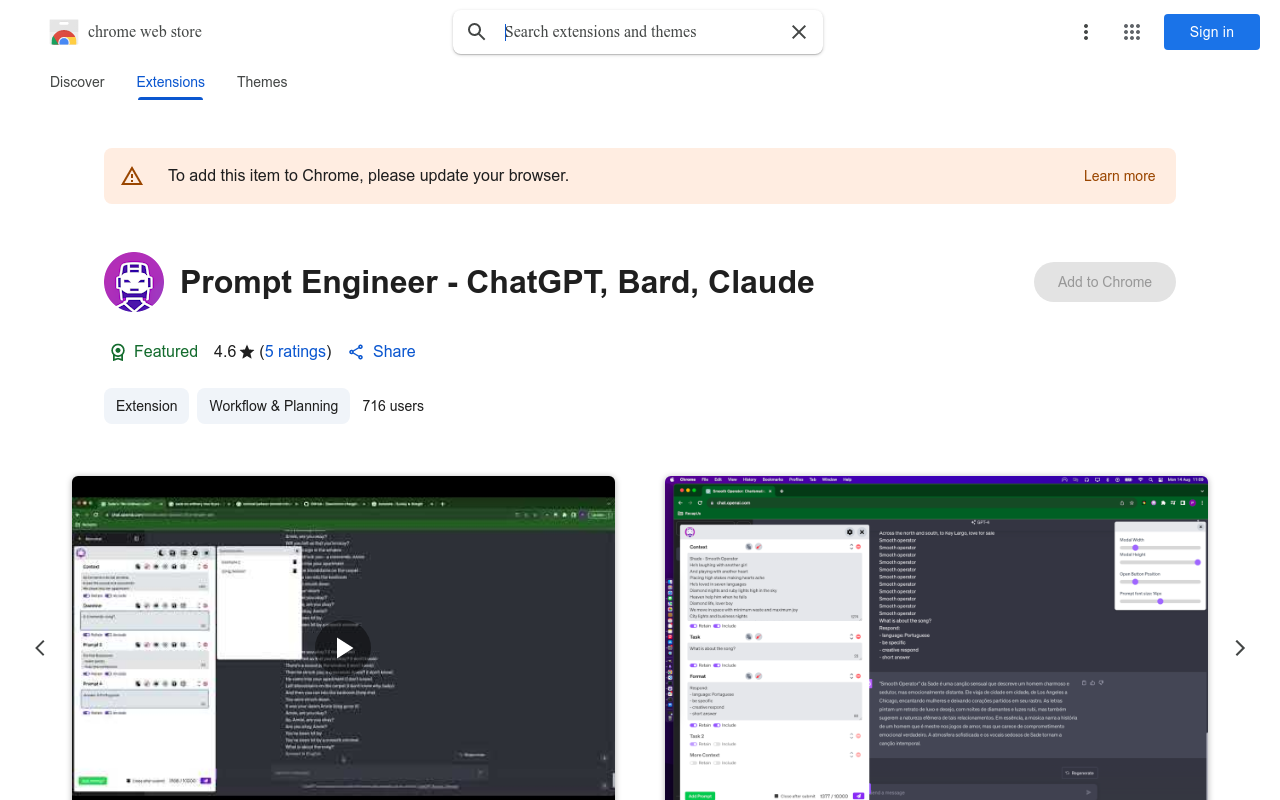 Prompt Engineer - ChatGPT, Bard, Claude