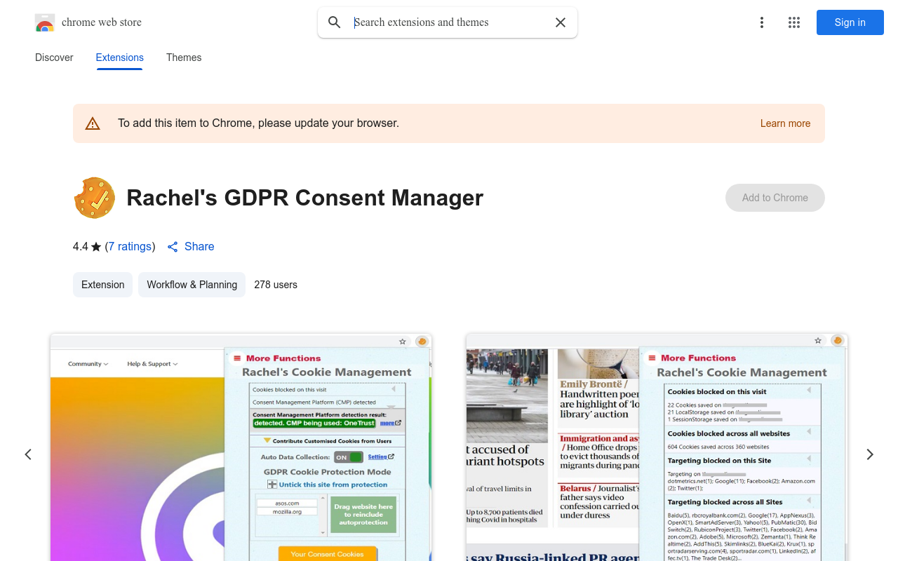Rachel's GDPR Consent Manager