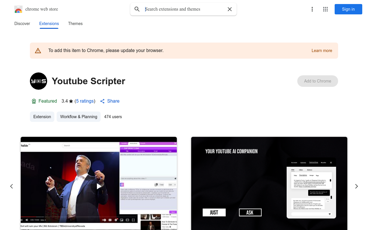 Youtube Scripter