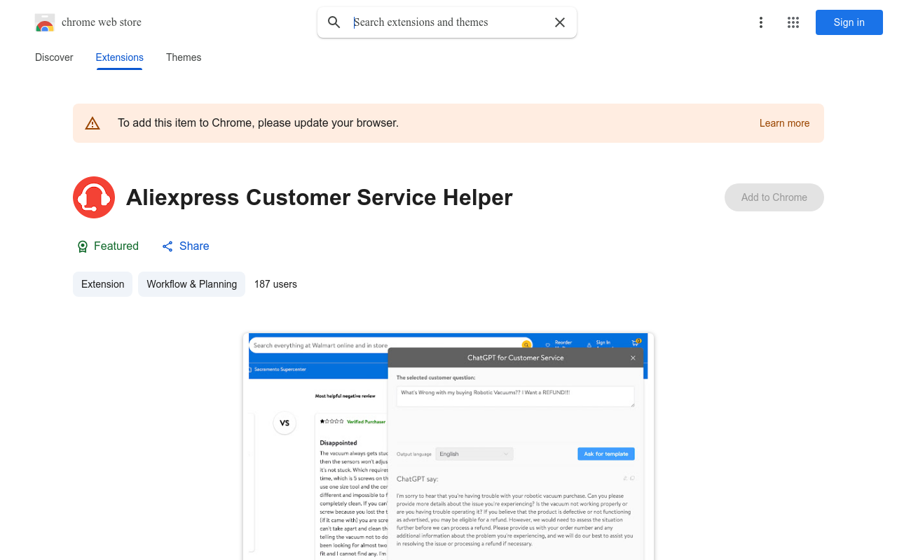 Aliexpress Customer Service Helper