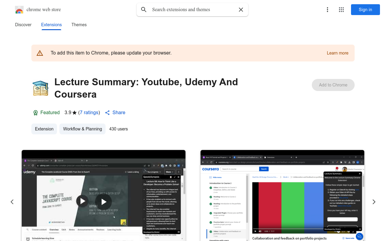 Lecture Summary: Youtube, Udemy And Coursera