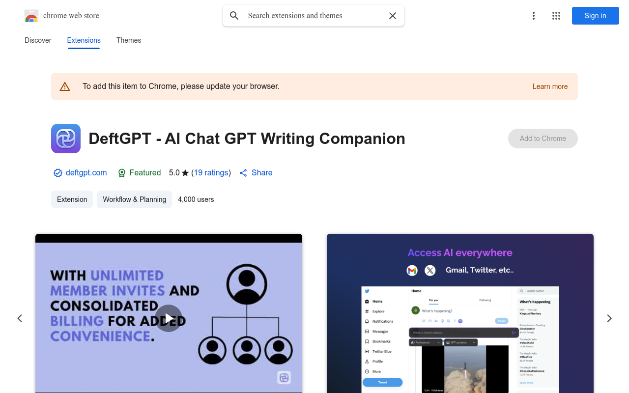 DeftGPT - AI Chat GPT Writing Companion