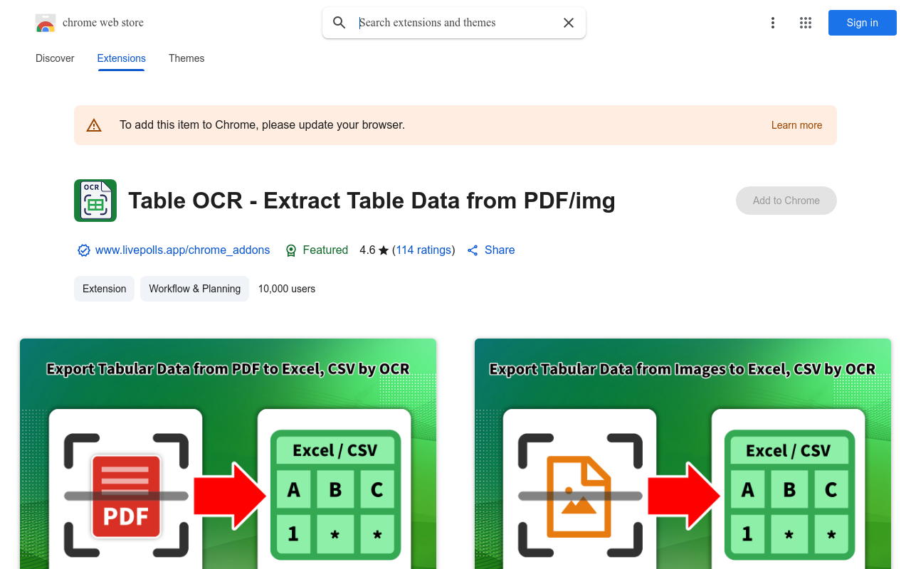 Table OCR - Extract tabular data from Pdf/Img