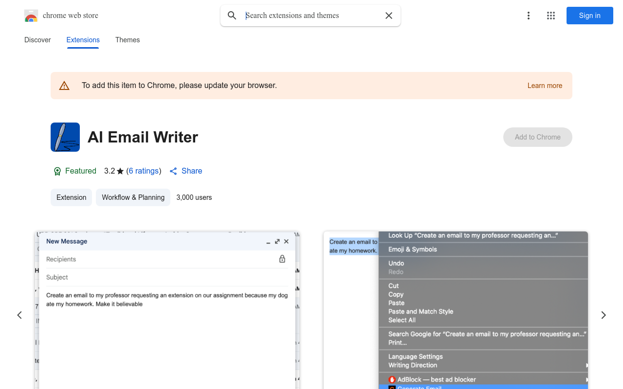 AI Email Writer
