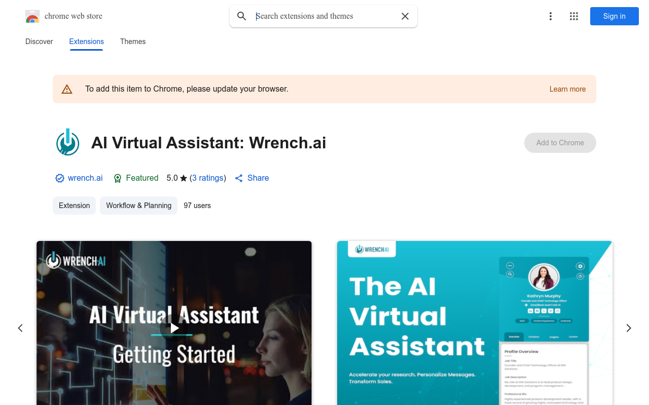 AI Virtual Assistant: Wrench.ai