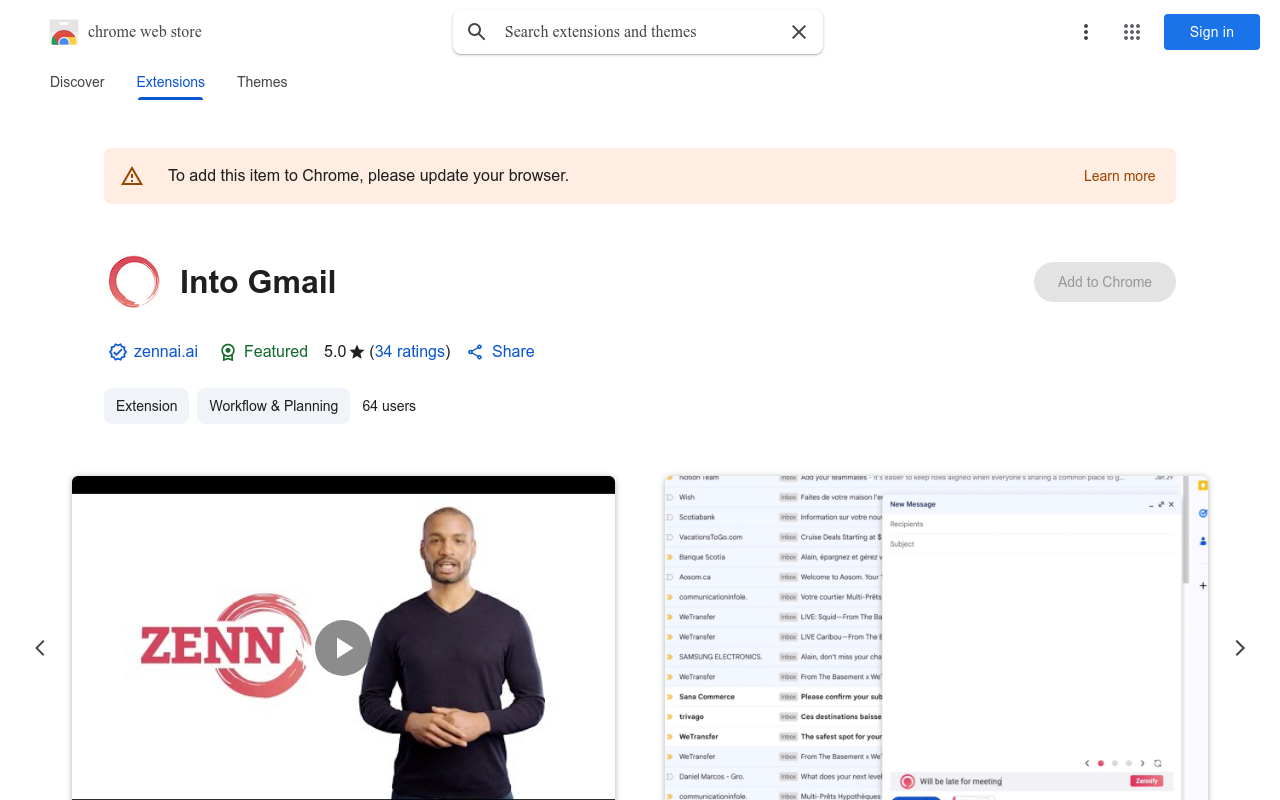 Into Gmail