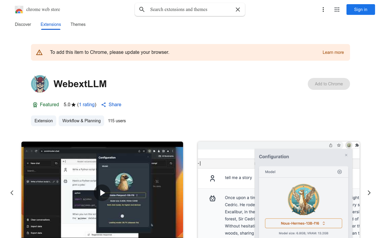 WebextLLM