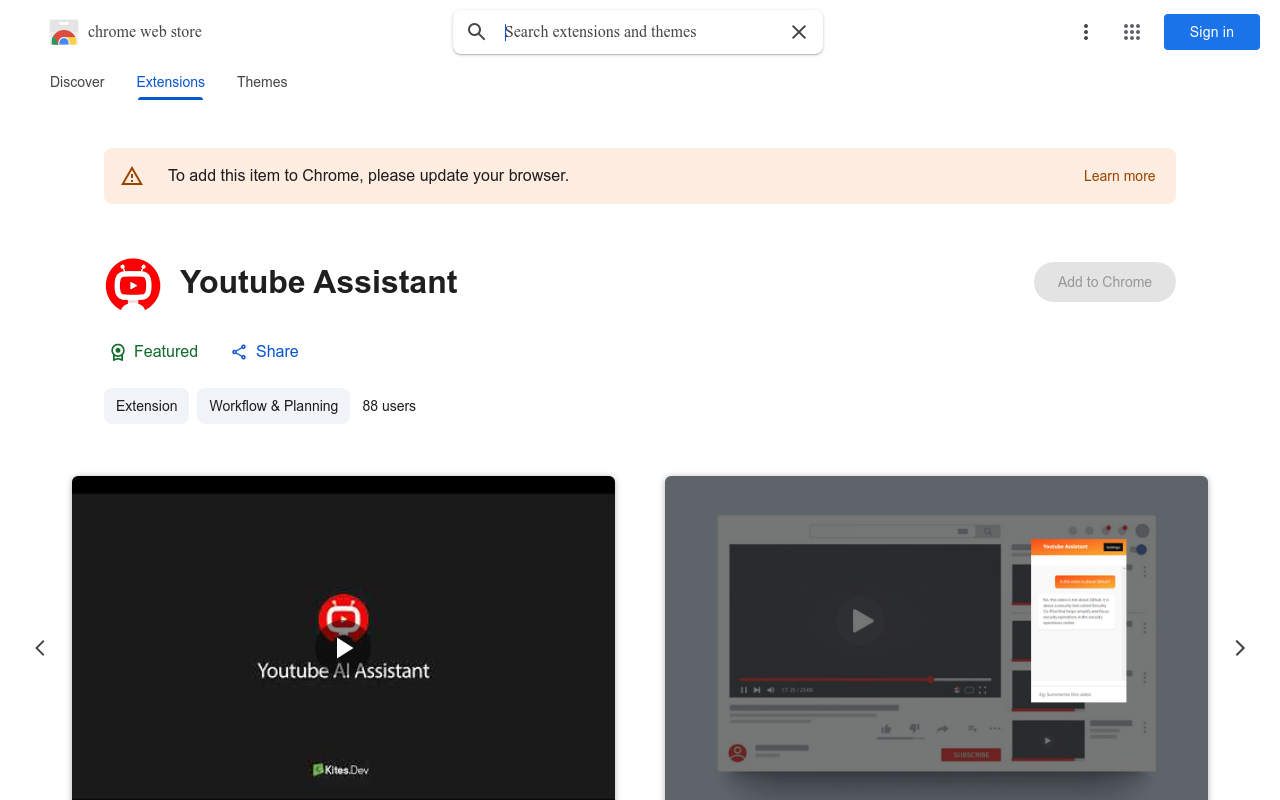 Youtube Assistant