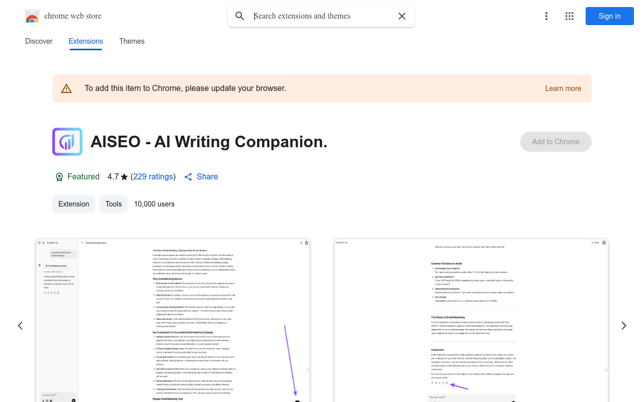 AISEO - AI Writing Companion.
