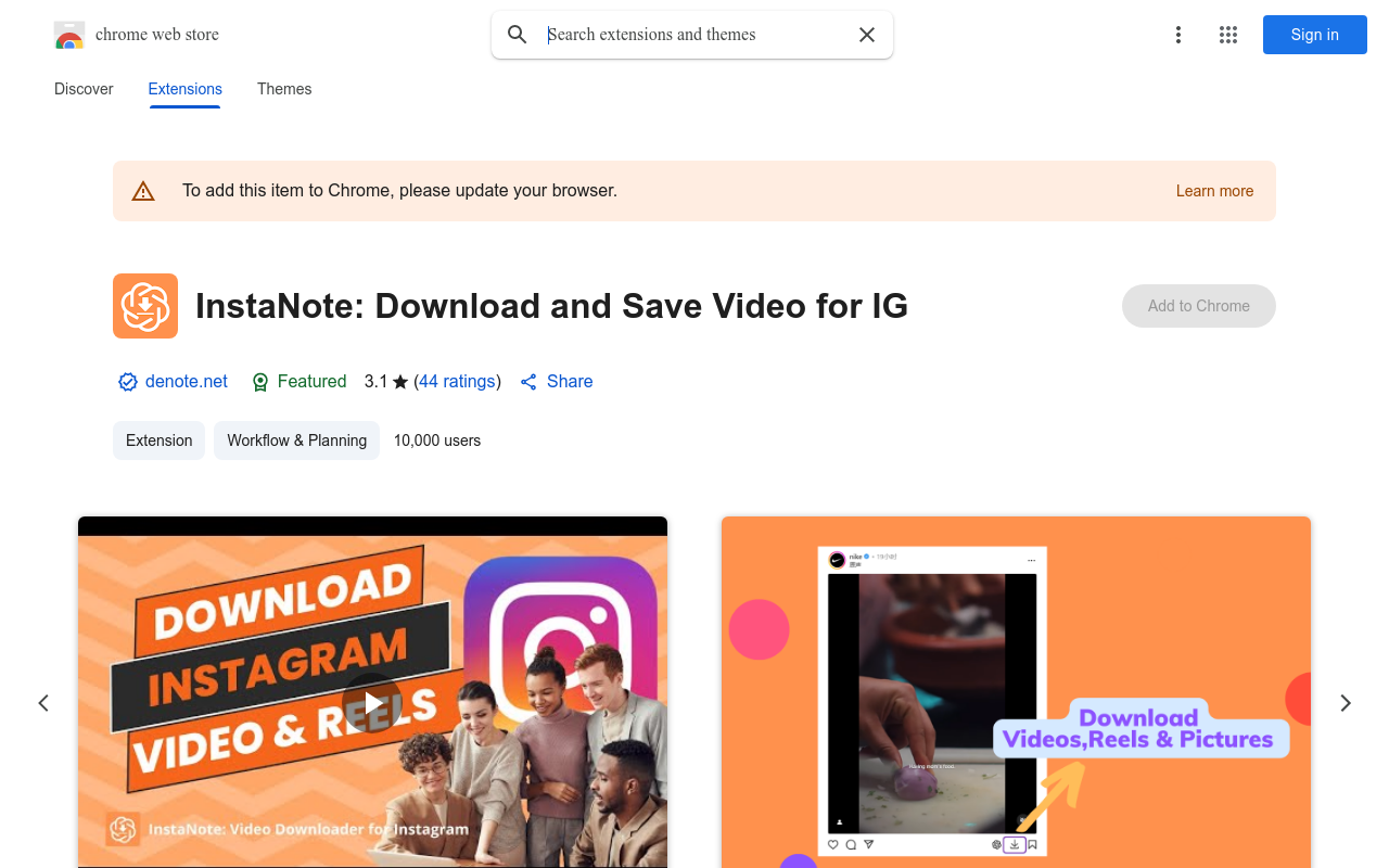 InstaNote: Download and Save Video for IG