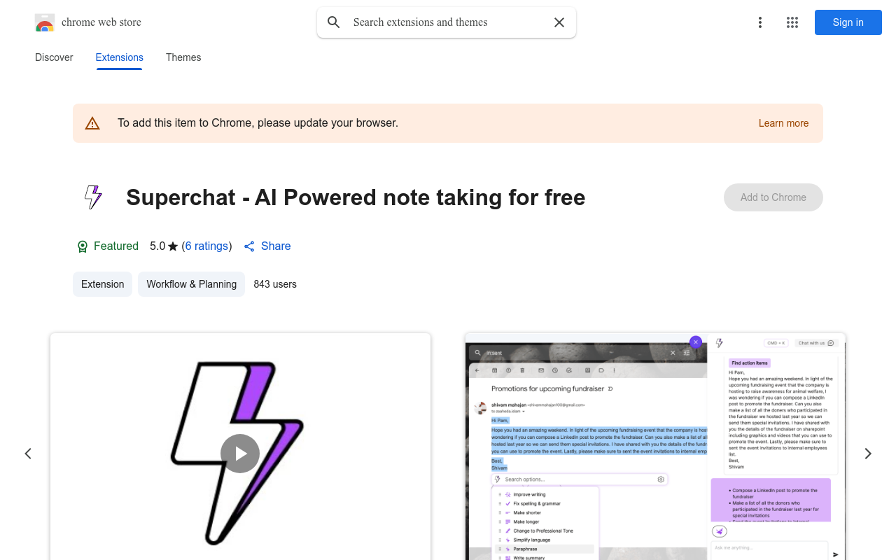 Superchat - AI Powered note taking for free
