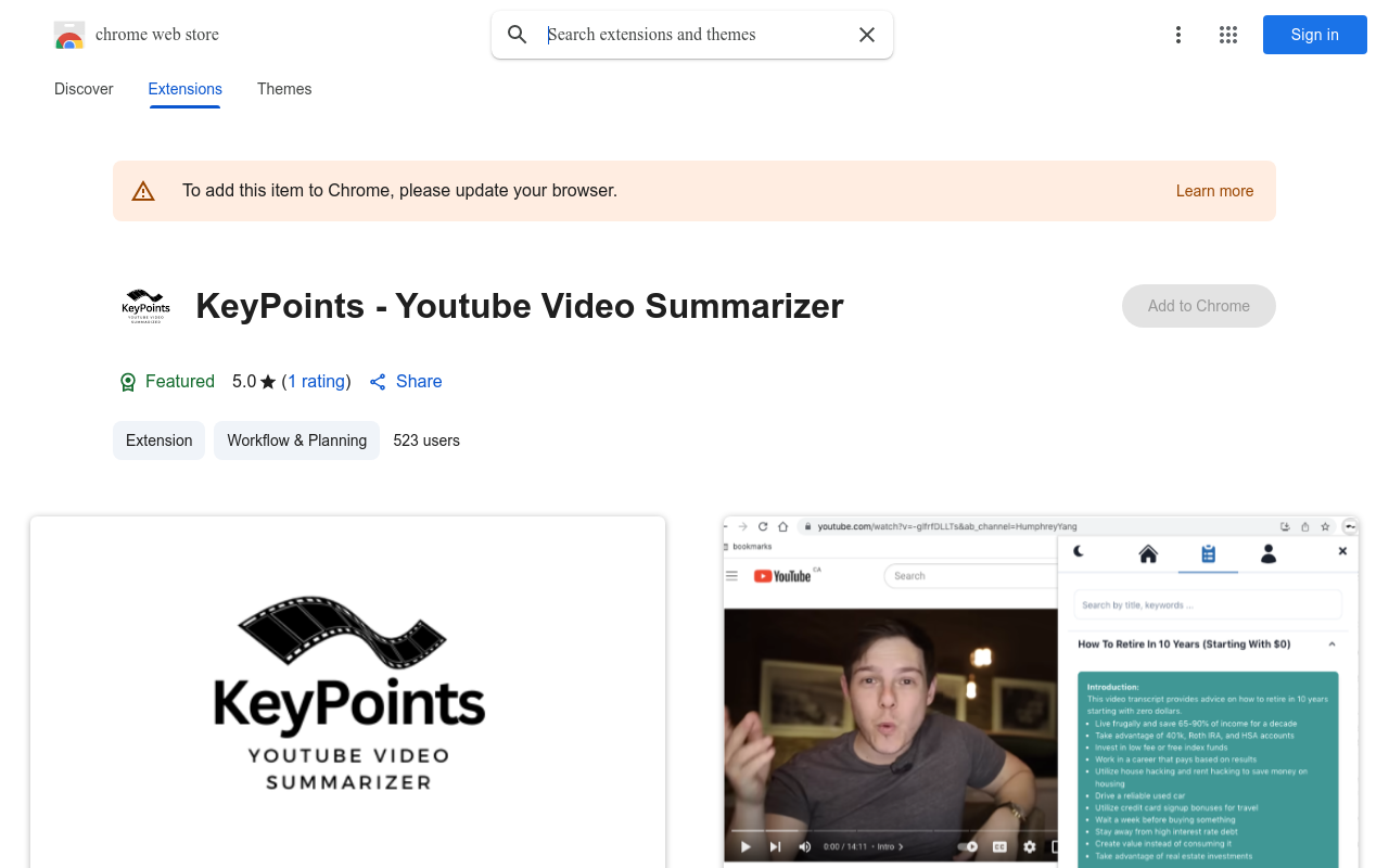 KeyPoints - Youtube Video Summarizer