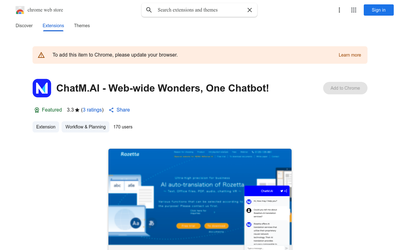 ChatM.AI - Web-wide Wonders, One Chatbot!