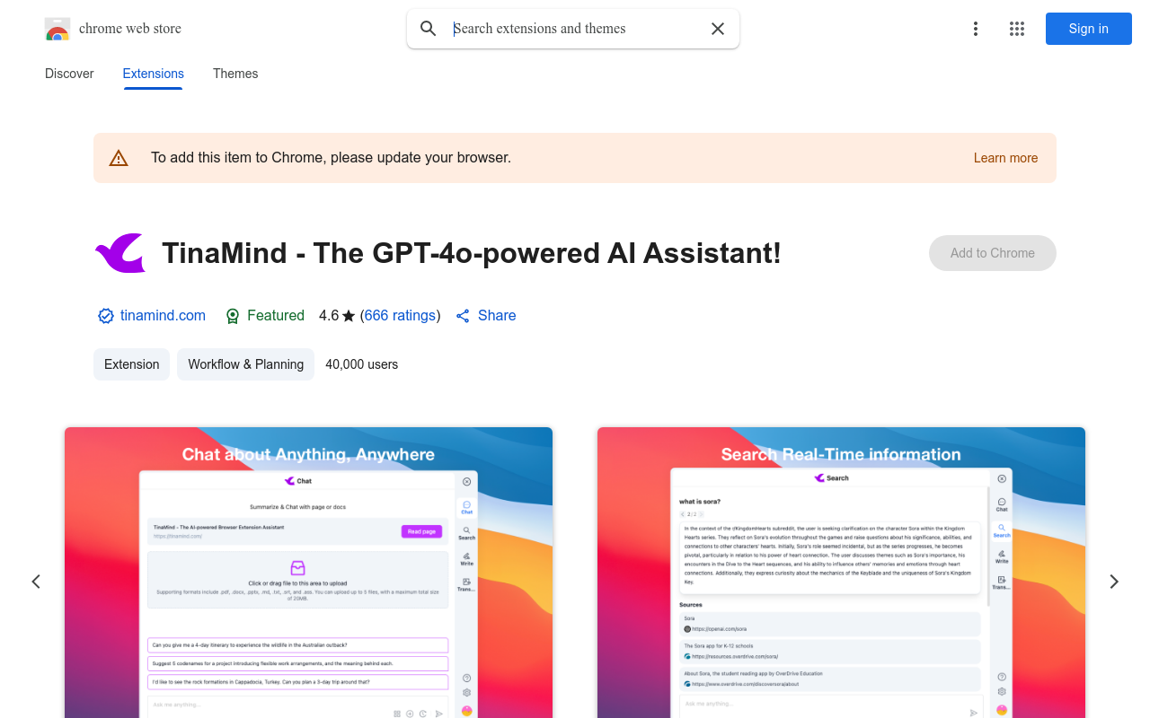 TinaMind - The Free ChatGPT-powered Assistant!