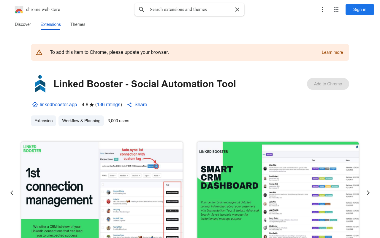 Linked Booster - Social Automation Tool