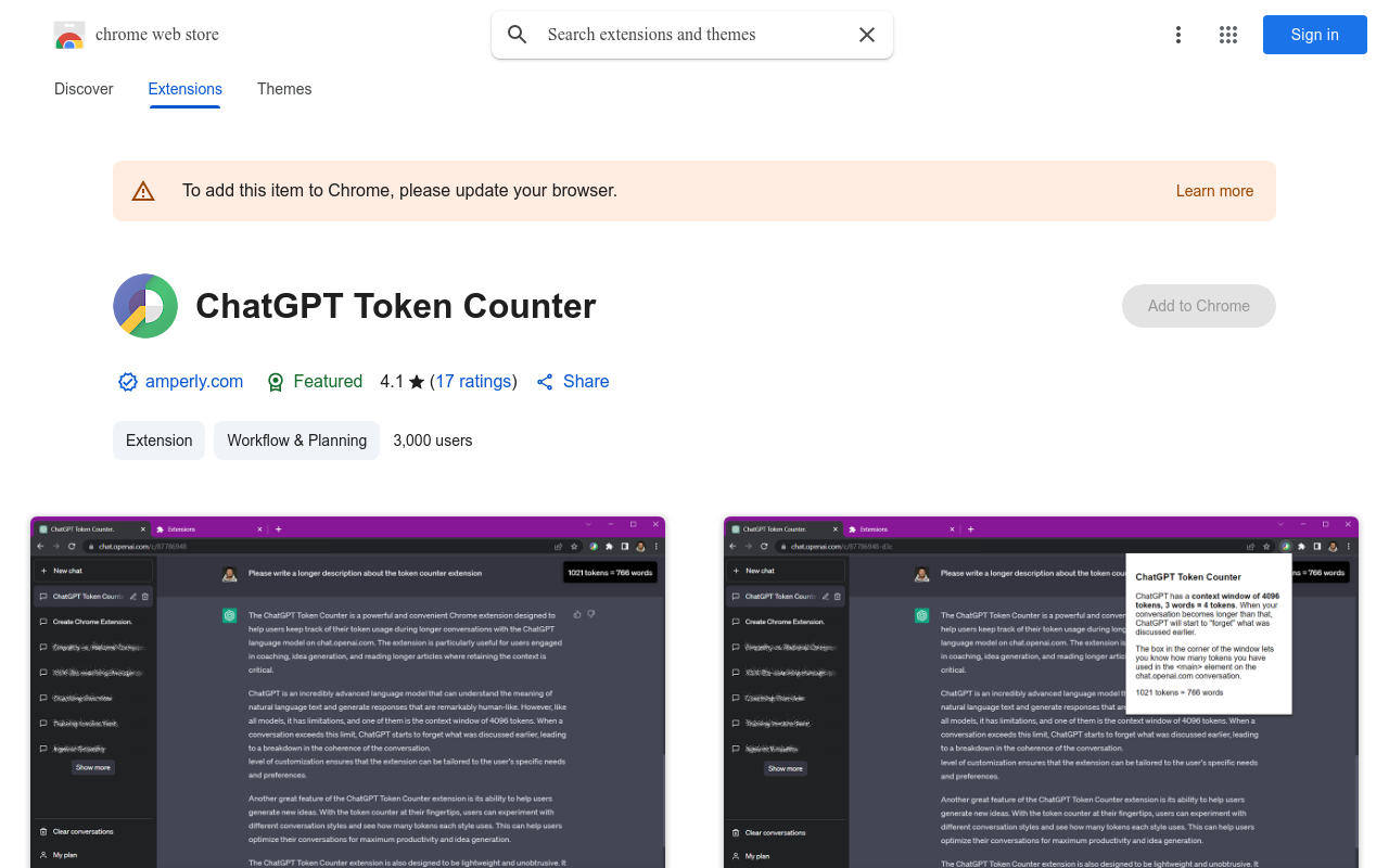 ChatGPT Token Counter