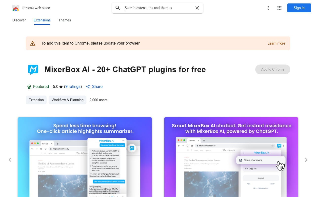 MixerBox AI - 20+ ChatGPT plugins for free