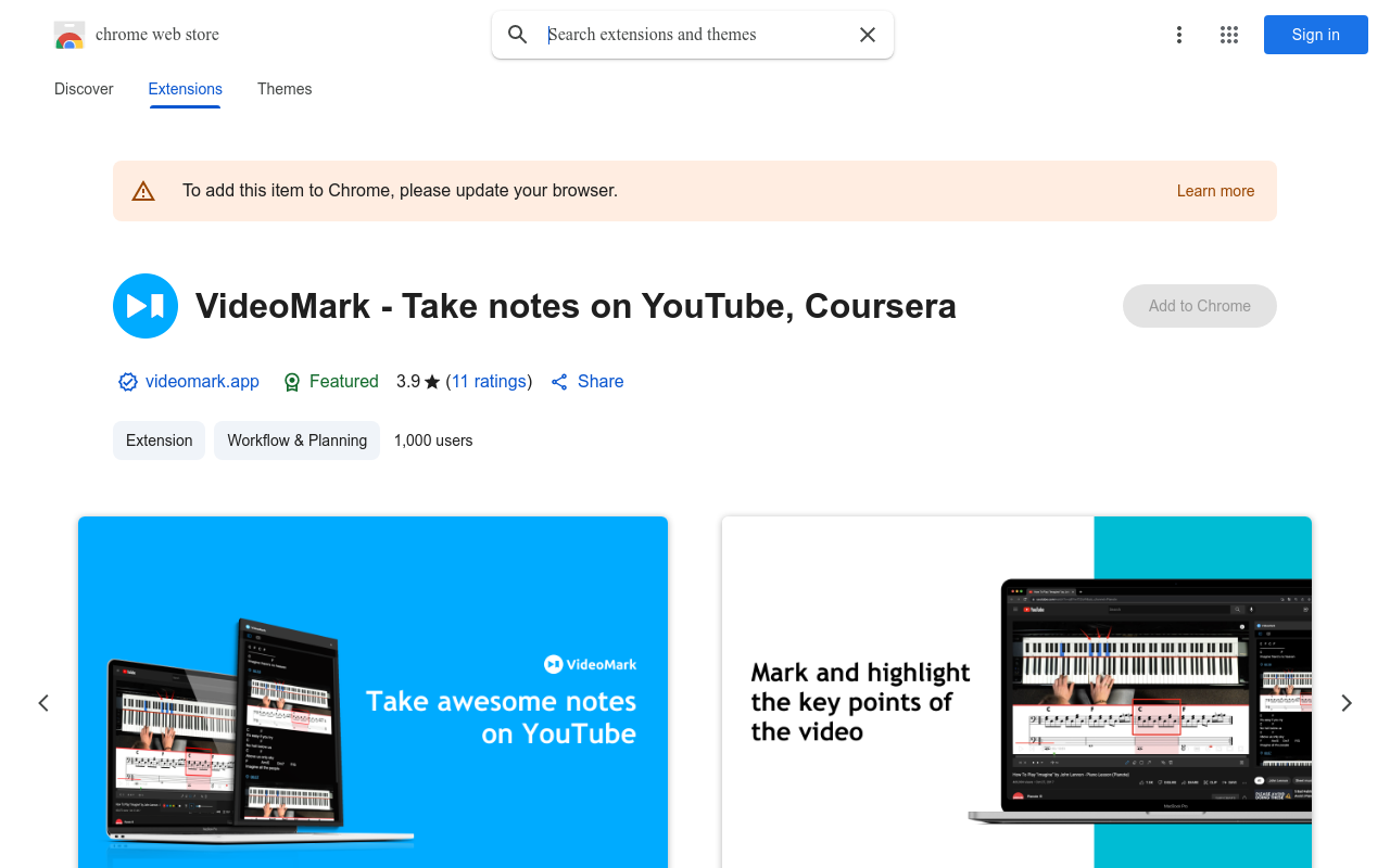 VideoMark - Take notes on YouTube, Coursera